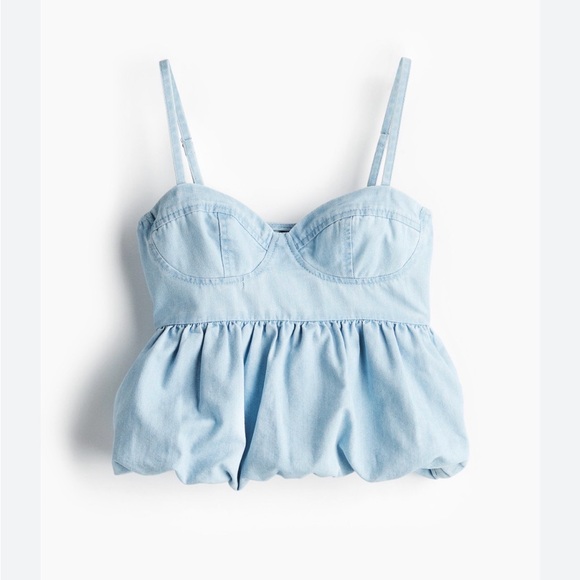 H&M Tops - H&M Light Blue Camisole Top
